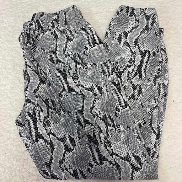 Express Women’s Snakeskin Joggers - Picture 1 of 6